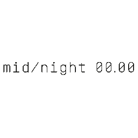 mid/night 00.00