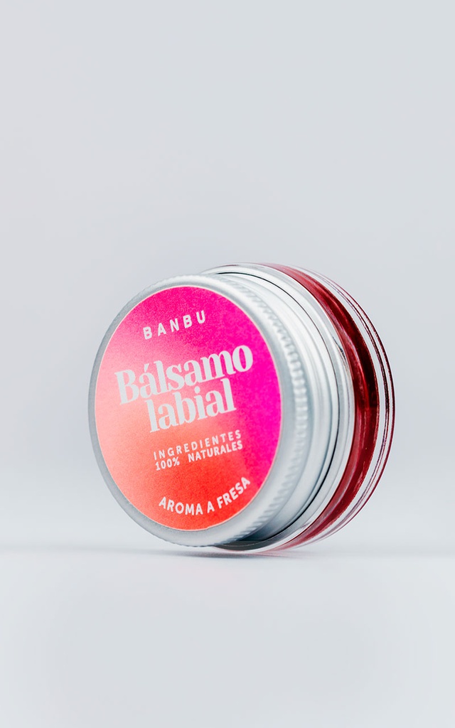 Balsamo labial hidratante con sabor Fresa