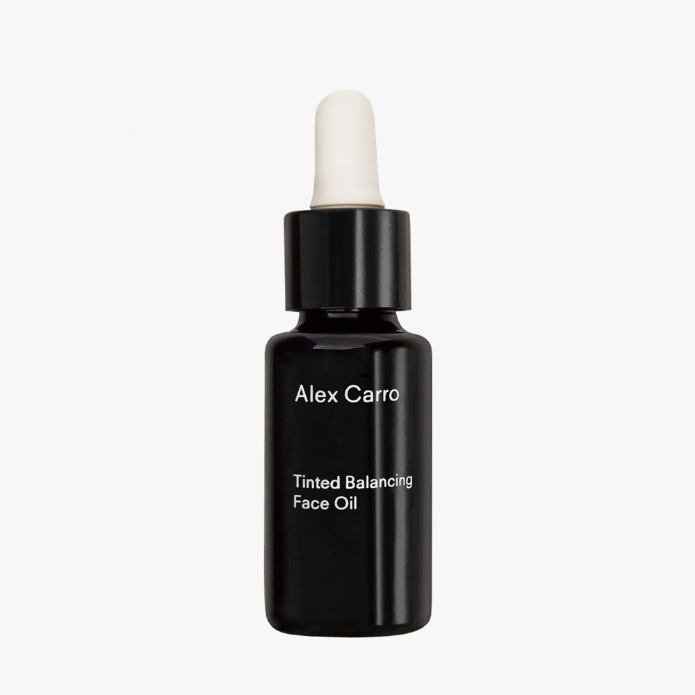 Oli facial amb color Tinted Balancing Face Oil d'Alex Carro 20ml