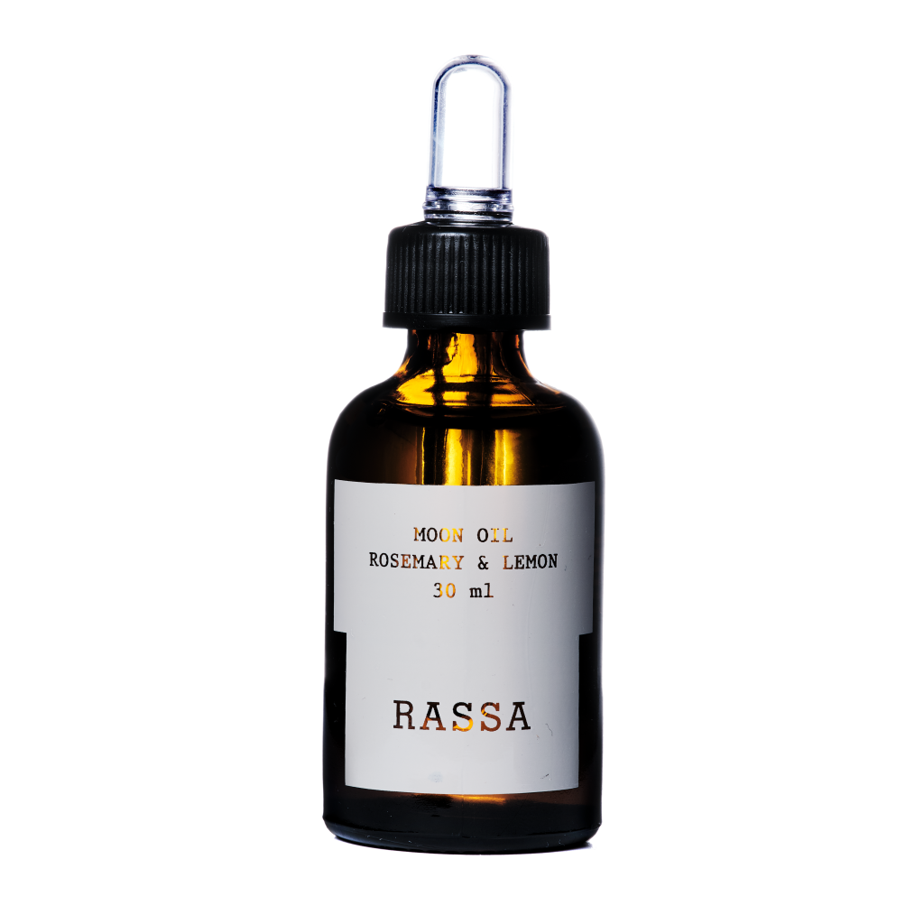 Aceite facial Moon Oil Rosemary &amp; Lemon de Rassa Botanicals 30ml