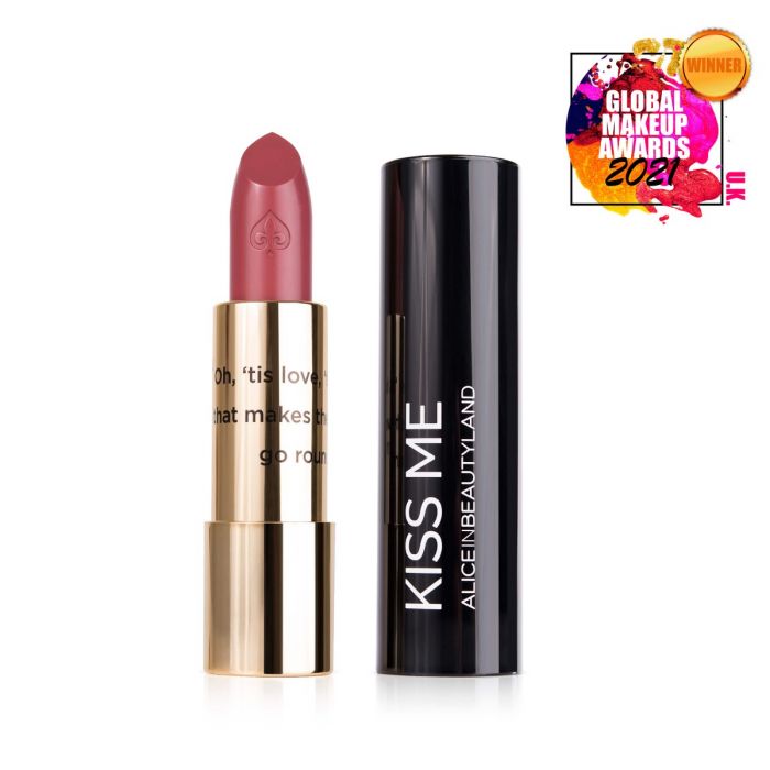 Labial de color Kiss Me to Nº 7 Tweedledum (Nude albergínia) d'Alice in Beautyland