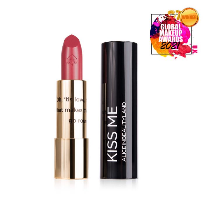 Labial de color Kiss Me tono Nº 9 Alice (Rosado translúcido) de Alice in Beautyland