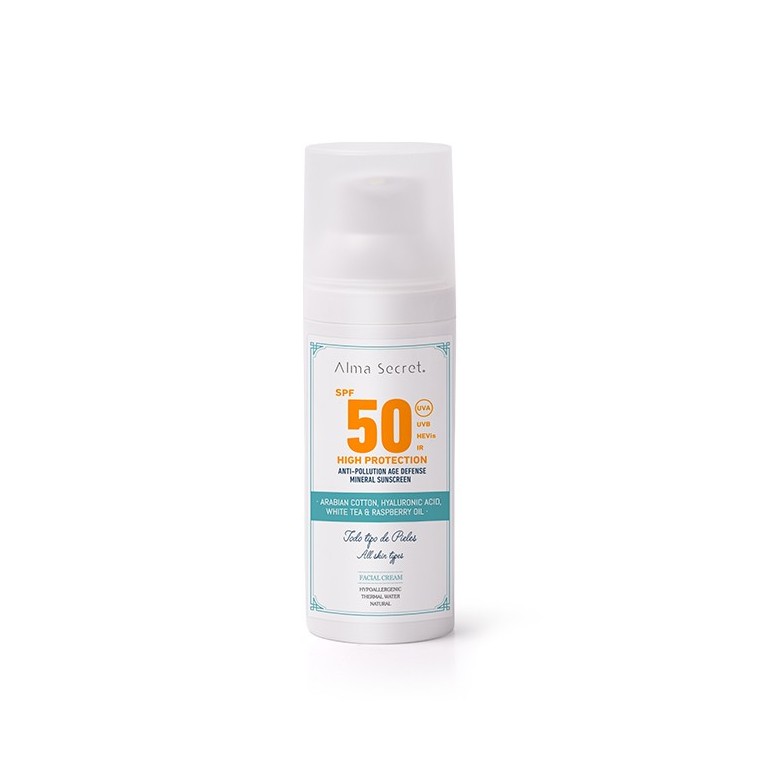 Crema Protectora Solar Corporal SPF 50 d'Alma Secret 200ml