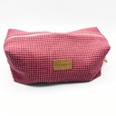 Necesser Waffle Pouch coral petit (20x10x8cm)