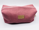 Neceser Waffle Pouch coral grande (30x12x12cm)