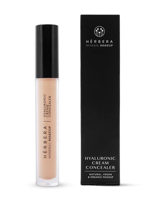 Corrector de ojeras y rojeces Hyaluronic cream concealer- Tono 102 Desert Rose de Herbera