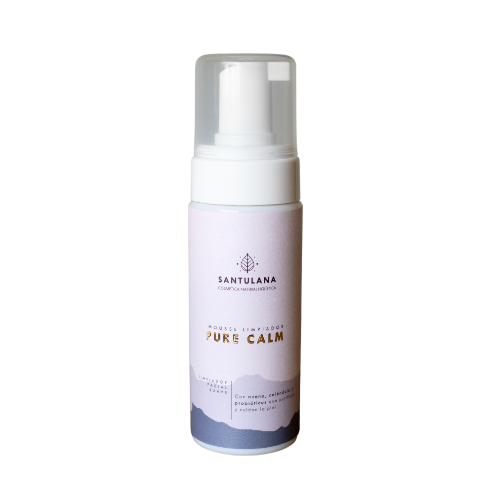 Mousse limpiador facial con probióticos Pure Calm de Santulana 150ml