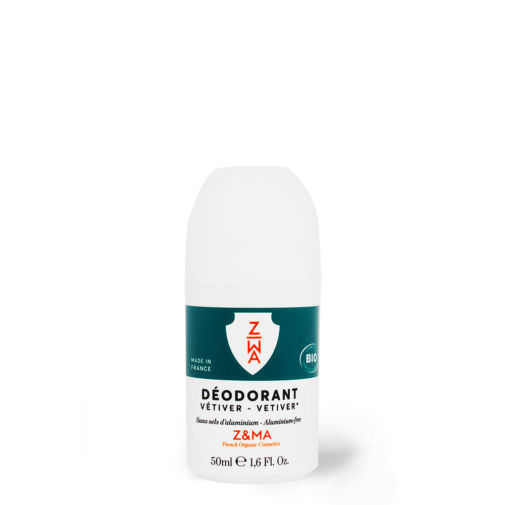 Desodorante orgánico Vétiver de Z&amp;MA 50ml