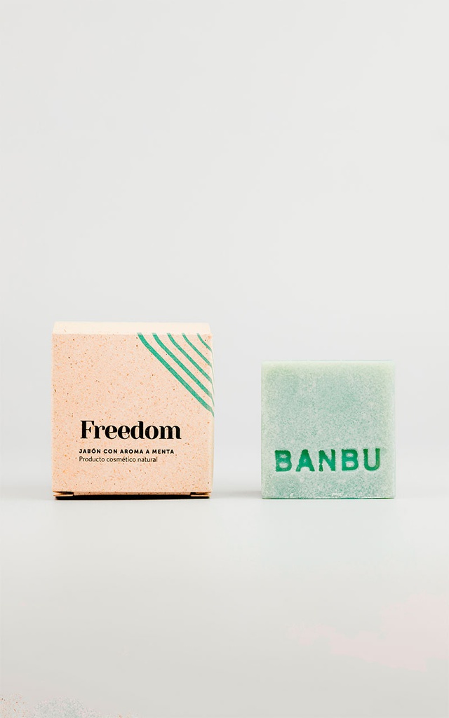 Jabón Freedom refescante y calmante de Banbu 100gr