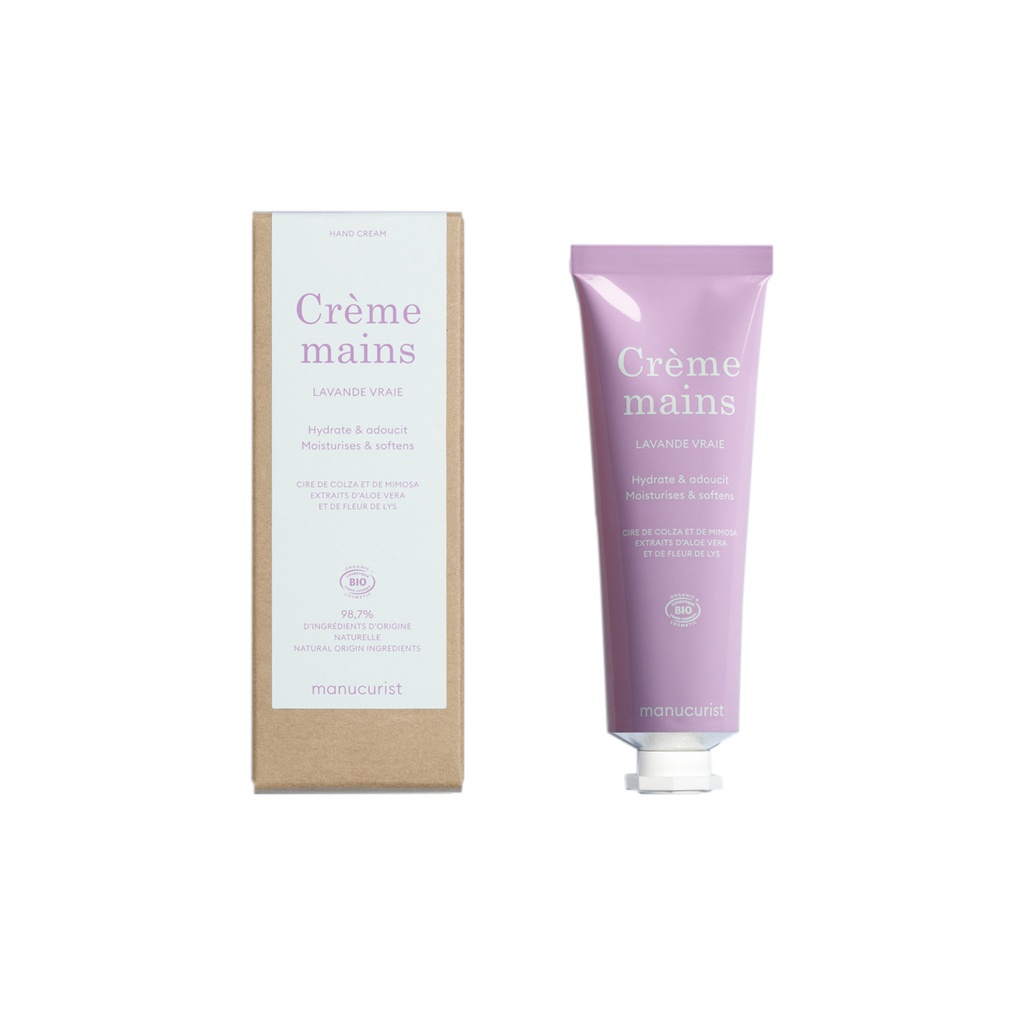 Crema de manos de lavanda real de Manucurist 60ml