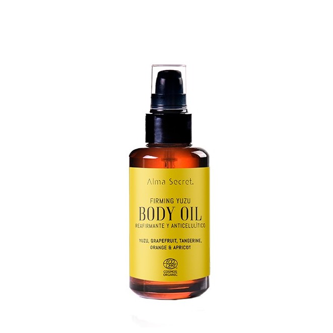 Oli corporal reafirmant i anticel·lulític Firming Yuzu Body Oil d'Alma Secret 100ml