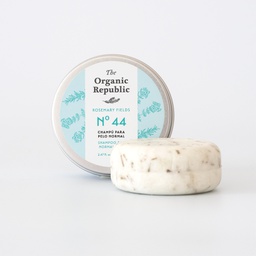 [PR/00603] Champú sólido para pelo normal Rosemary Fields Nº 44 de The Organic Republic 70gr