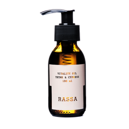 [PR/00061] Aceite corporal Vitality Oil Thyme &amp; Cypress de Rassa Botanicals 100ml