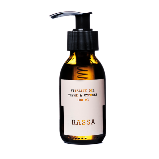 [PR/00061] Oli corporal Vitality Oil Thyme & Cypress de Rassa Botanicals 100ml